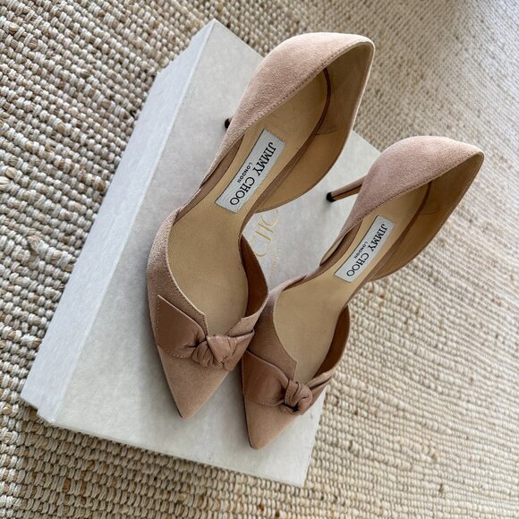 Jimmy Choo Shoes - Jimmy Choo Twinkle 85 Ballet Pink; US6 / EU36